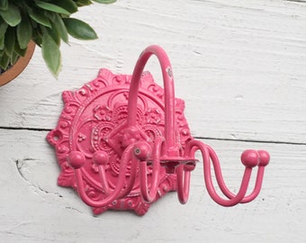 Necklace Holder, French Hot Pink Home,Swivel Necklace Rack,Jewelry Holder,Gift for Women,Natural,Necklace Hanger ,Victorian Woman