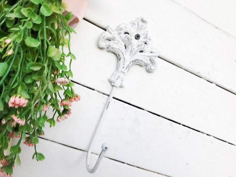 Creamy Ivory White Victorian Hooktowel Hooksnursery Etsy