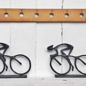 Road Bicycle Metal Cycling Home-Bicycle Rider Statue -Cycling Gift-Industrial Home Decor Figurine-Gift for Dad Father , Summer Trends