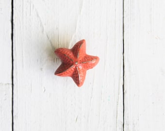 Drawer Pull Knobs-Dresser Pull-Cabinet Pulls-Shabby Chic Florida Coral Starfish Knobs-Cupboard Handles-Rustic Chic Home-Furniture Hardware