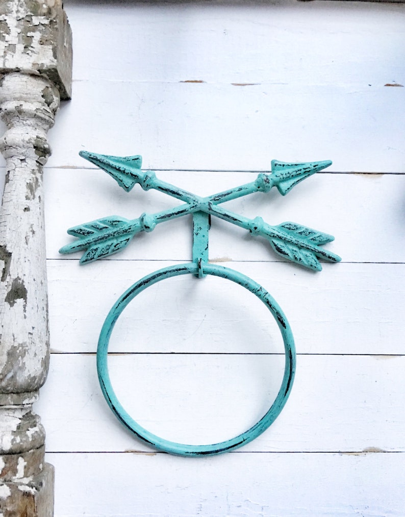 Metal Arrow Towel HangerMetal Arrow Wall Decor Iron Wall Etsy