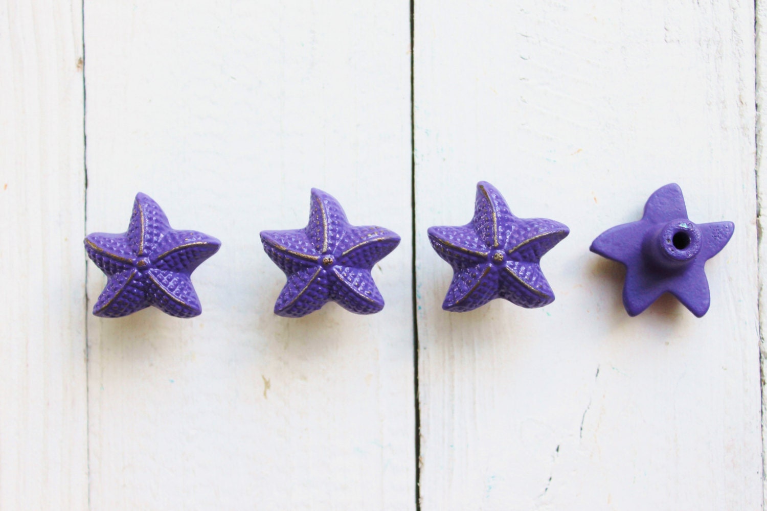 Nautical Pulls Starfish Knob Beach Knobs Seaside Etsy
