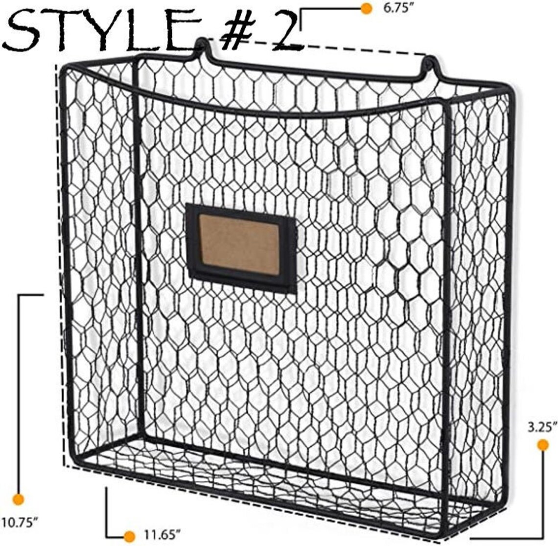 Wall Magazine Rack Wire Hanging File Holder New Office Etsy