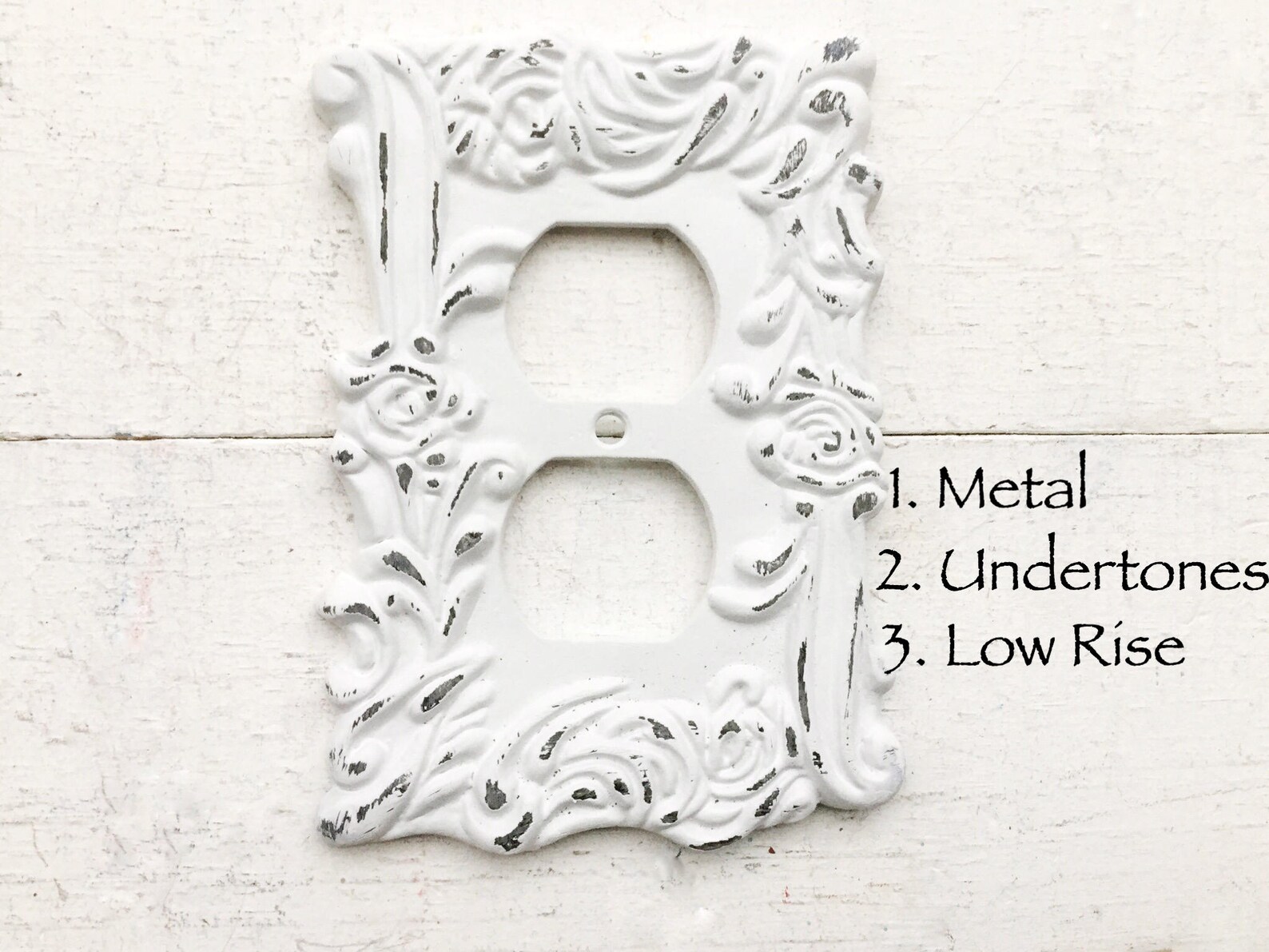 Light Switch Cover in Shabby White Switch Cover Lightswitch Etsy