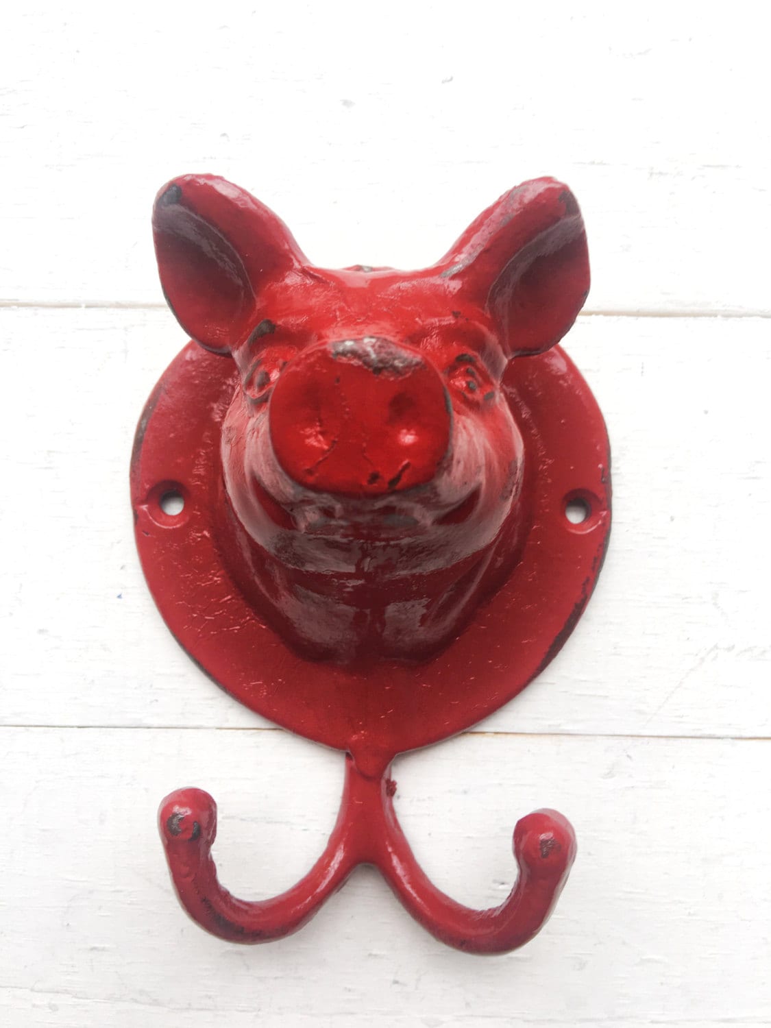 Cast Iron Hooks Large Iron Hooks Rustic Home Decor Country Etsy