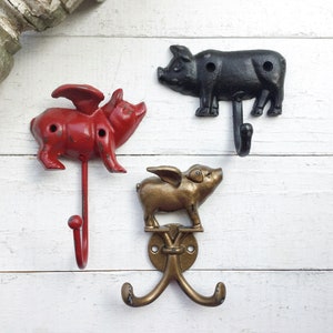 Decorative Wall Hooks , Wall Hooks Vintage , Wall Hooks Modern , Rustic Wall Hooks ,  Metal Wall Hooks , Wall Hooks For Kids , Pig Wall Hook