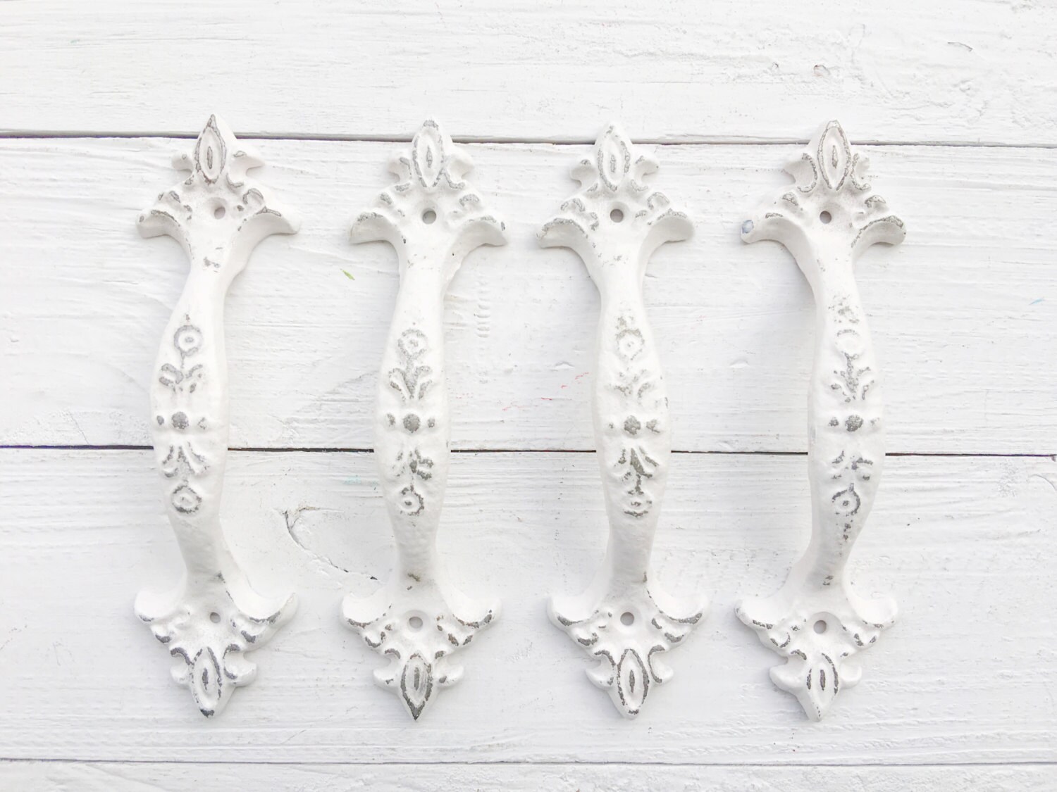 Drawer Pulls Rustic Shabby Chic Cast Iron Drawer Pull Etsy