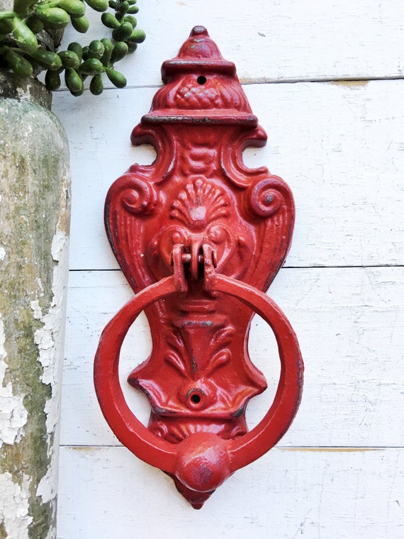 French Country Doorknocker Ornate Architectural Scroll Door Knocker French Country Doorknocker Ornate Architectural Scroll Door Knocker