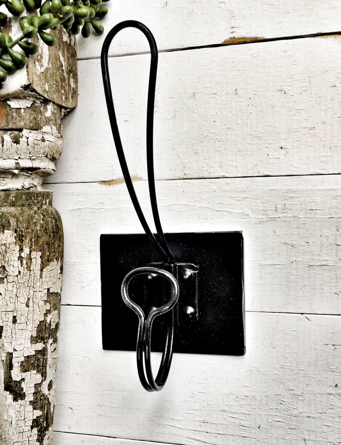 Black Coat Rack Coat Hooks Wall Hook Rack Wall Hooks Black Etsy