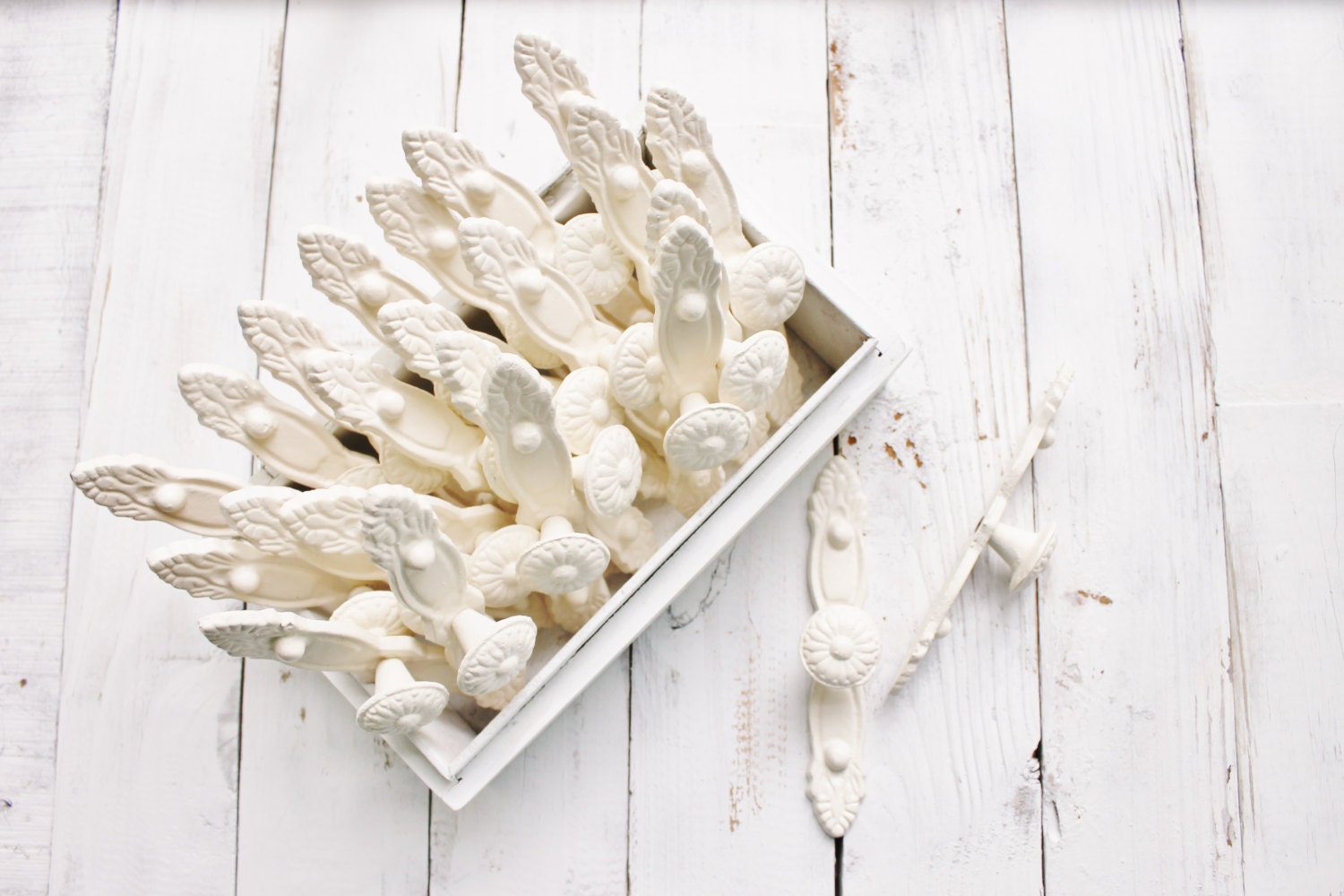 Door Pull, Drawer Handle, Creamy Ivory White Home Decor,Cabinet Handle,Farmhouse Decor,Cottage Style,Barn Door Handle,Rustic Home Decor,Gate