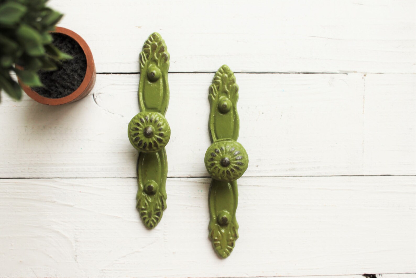 Drawer Pulls Fig Green Drawer Pulls Decorative Drawer Pull Etsy