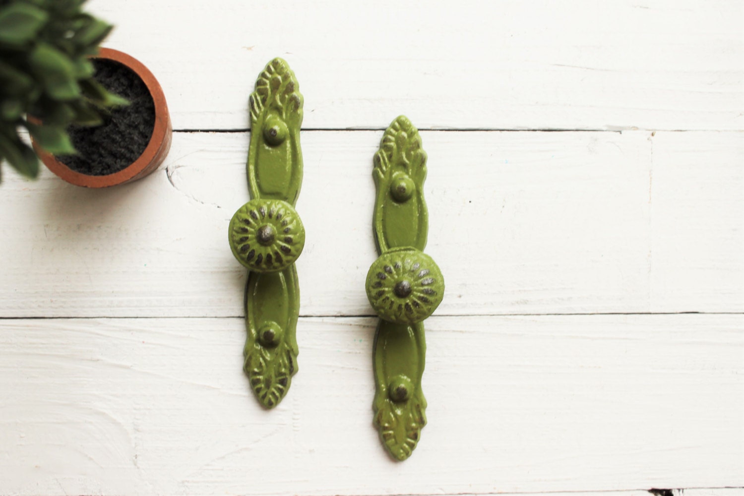 Drawer Pulls Fig Green Drawer Pulls Decorative Drawer Pull Etsy