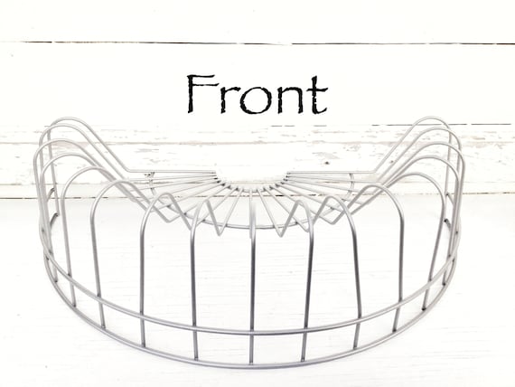 Farmhouse-Style Large Antique Brass Plate Rack