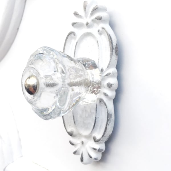 Crystal Drawer Knobs Pulls Handle Silver Chrome Clear Glass Dresser Knobs Pulls Back Plate Bling Rhinestone Kitchen Cabinet Door Knob Handle