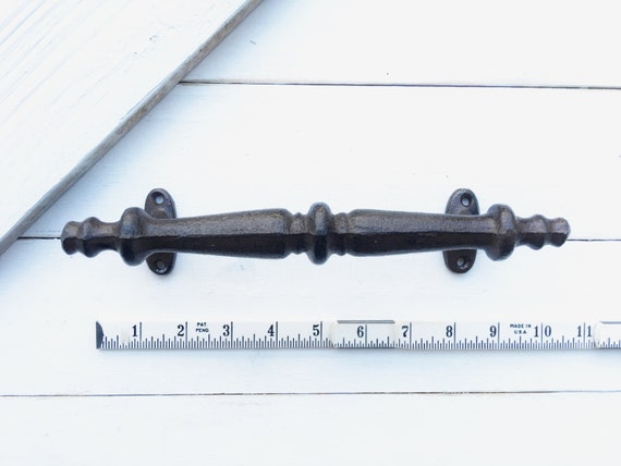 Large Iron Door Handle, Towel Holder,Barn Door Pull, Home Fixtures, Door Handle, Pull Handle, Supplies, Spring Home Decor, Industrial Home