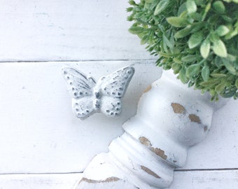 Rustic Butterfly Knobs , Decorative Knobs, Drawer Knobs, Cabinet Knobs, Unique Cabinet Knobs, Decorative