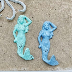 Mermaid Tail Wedding Gift , Tropical Ocean Wall Decor , Under The Sea Baby Nursery , Teen Girl Room Nautilus Mermaid , French Mermaid Style