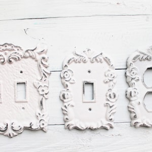 Light Switch Cover, Shabby Chic Light Switch Cover ,Single Light Switch ,Nursery Decor, Switchplate,Wall Decor ,Farmhouse,Bedroom,Bath