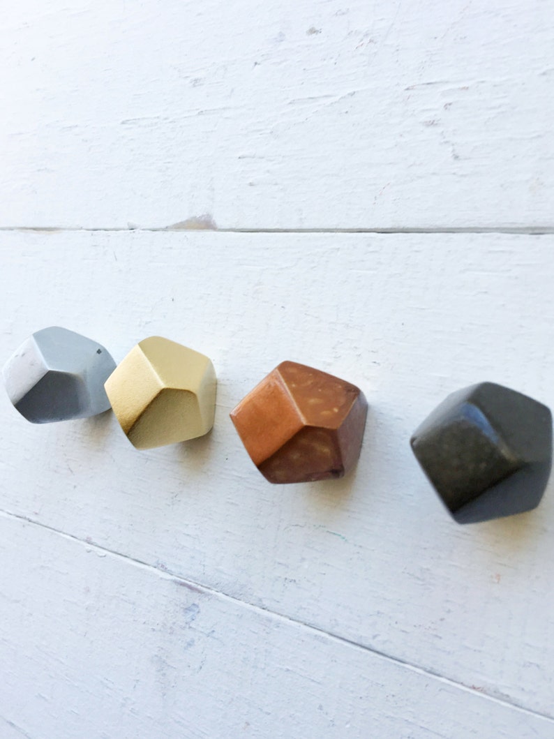 Geometric Knobs Gold Decor Knobs Gold Knobs Drawer Knobs Etsy