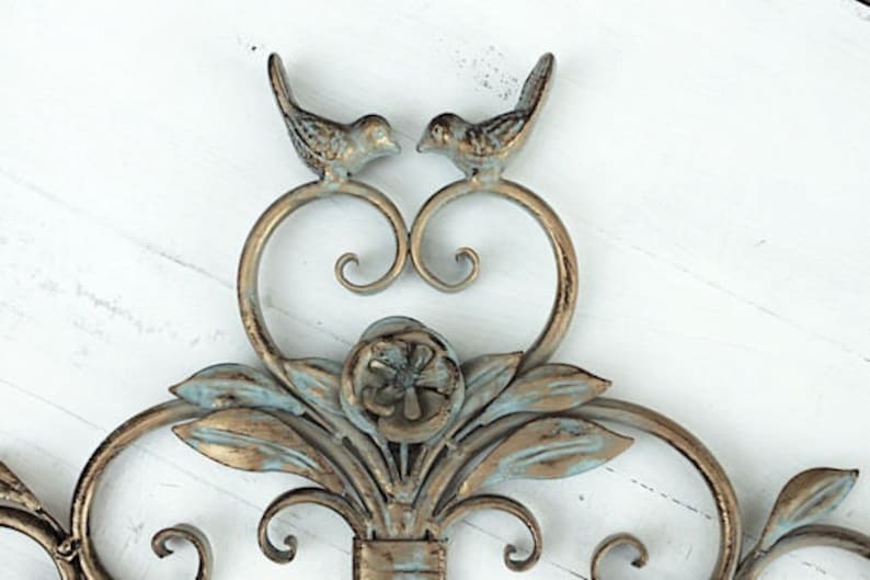 Bird Wall Art Gold Metal Wall Art Gold Decor Bird Home Etsy