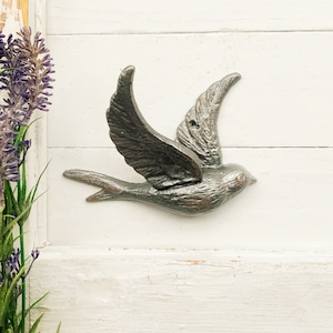 Bird Wall Hook Antique Pewter , Coat Hook , For The Home ,Towel Hook , Wall Hooks , Scarf Leash Holder , Bird Lovers Gift Housewarming Gift