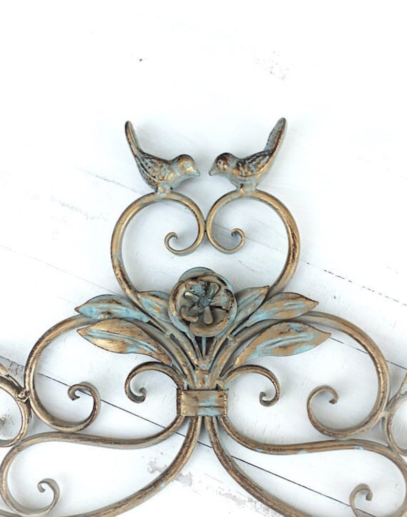 Bird Wall Art Gold Metal Wall Art Gold Decor Bird Home Etsy