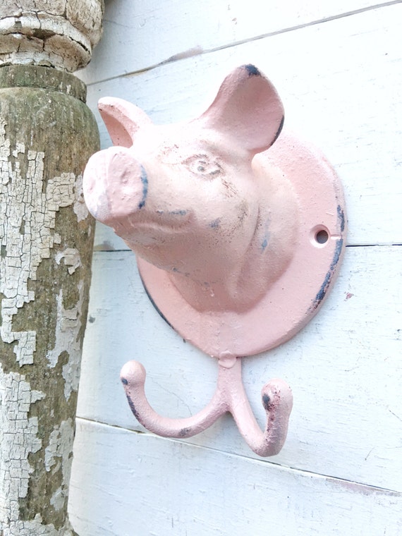 Metal Wall Mount Flying Pig Key Ring Holder Metal Wall Mount Flying Pig Key Ring Holder