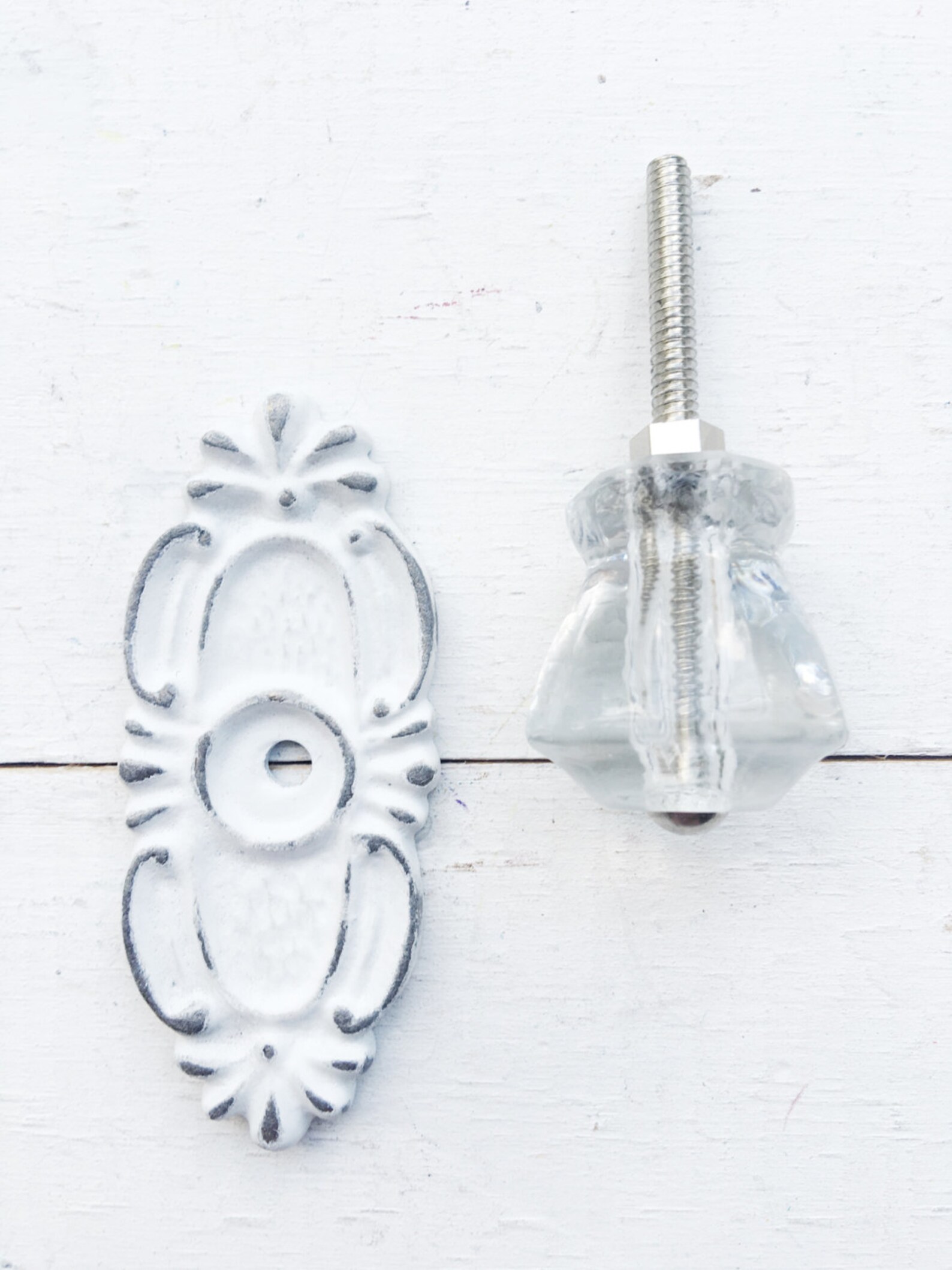 Glass Knob Cast Iron Knob Base Drawer Knobs Knobs Etsy