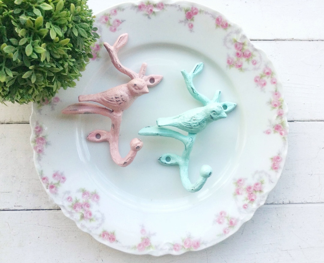 Bird Wall Hook Home Decor Towel Holder Garden Lover for the Home Iron