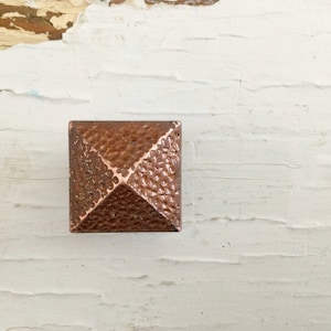 Metal Knobs,Decorative Knobs , Drawer Pulls , Dresser Knob , Cabinet Knob ,Dresser Knobs, Unique Knobs , Rustic Knob, Copper Hammered Metal
