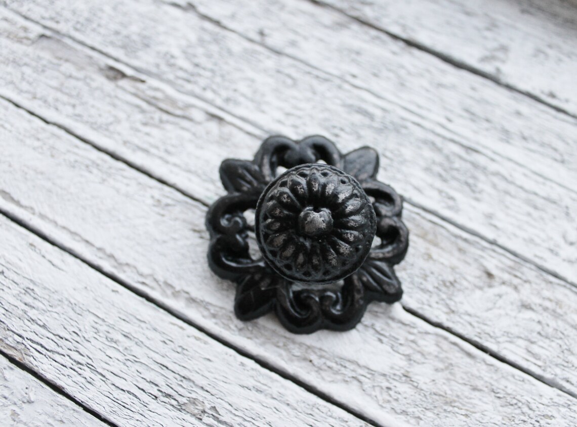 Rustic Wall Decor Distressed Metal Knob Rustic Bathroom Decor - Etsy