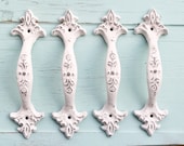 Drawer Pulls, Rustic, Shabby Chic Cast Iron Drawer Pull ,Vintage Inspired Door Pull, Cabinet Door, Dresser Drawer, Decorative Drawer Pull