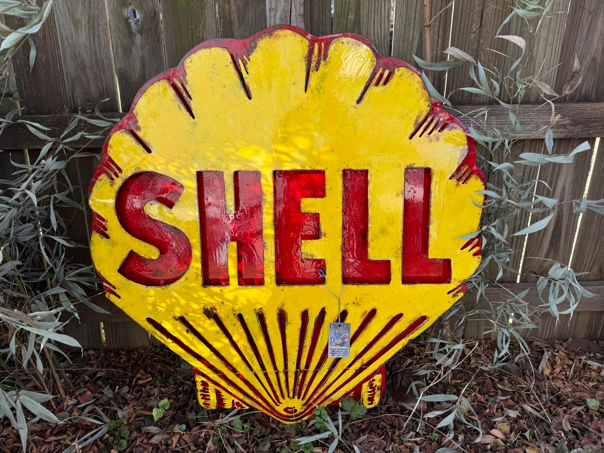 Antique Shell Oil Sign - Etsy Canada