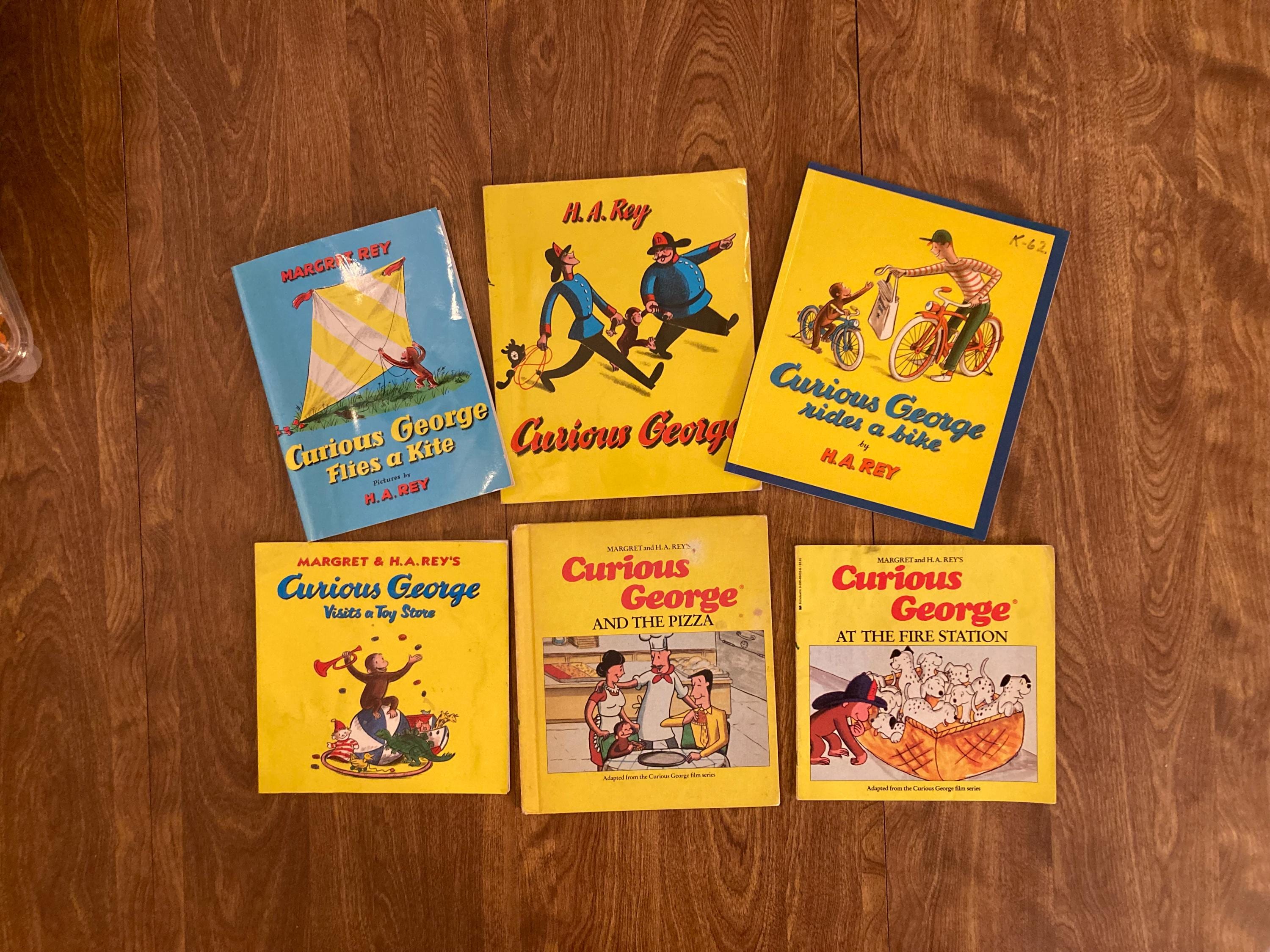 Curious George Book Collection, 1969-2002 - Etsy