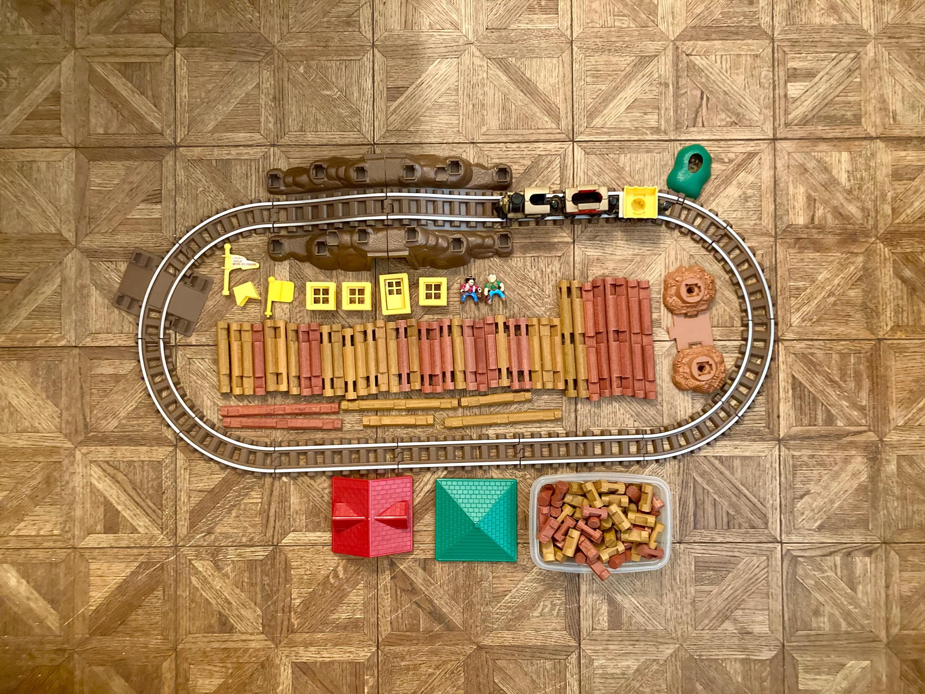 Lincoln Logs Gold Mine Express Train Set - Etsy
