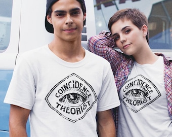 Coincidence Theorist, Synchronicity, Synchronicities, Funny Conspiracy Short-Sleeve Unisex T-Shirt