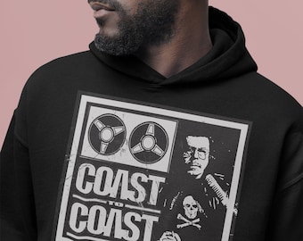 Art Bell, Coast to Coast AM - Distressed Vintage Retro C2C Unisex Hoodie