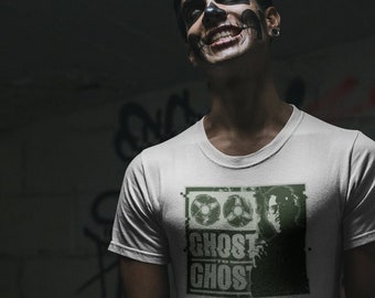 Ghost to Ghost - Art Bell - Distressed Vintage Retro Halloween Coast to Coast AM Fan Art