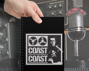 Art Bell Notebook - Coast to Coast Fan Spiral Notebook