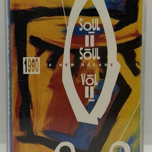Soul ll Soul Vol. ll 1990 A New Decade Cassette Tape Rare