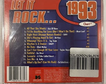 Buy Let It Rock…1993 Various Artists CD 2000 BMG Special Products