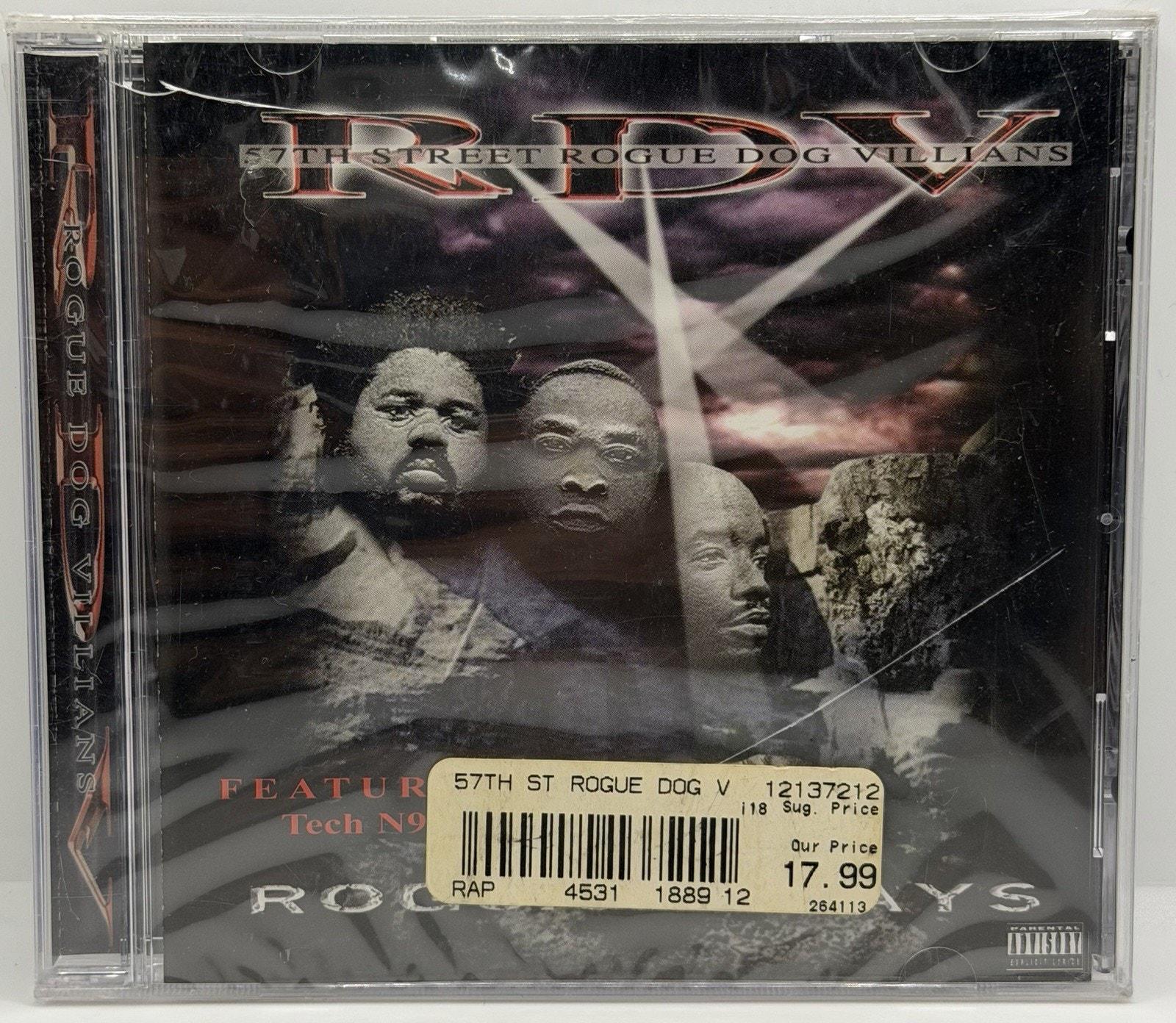 シールド57th Street Rogue Dog Villians G Rap Roguish Ways 57th Street Rogue Dog Villains CD NEW W/tech N9ne