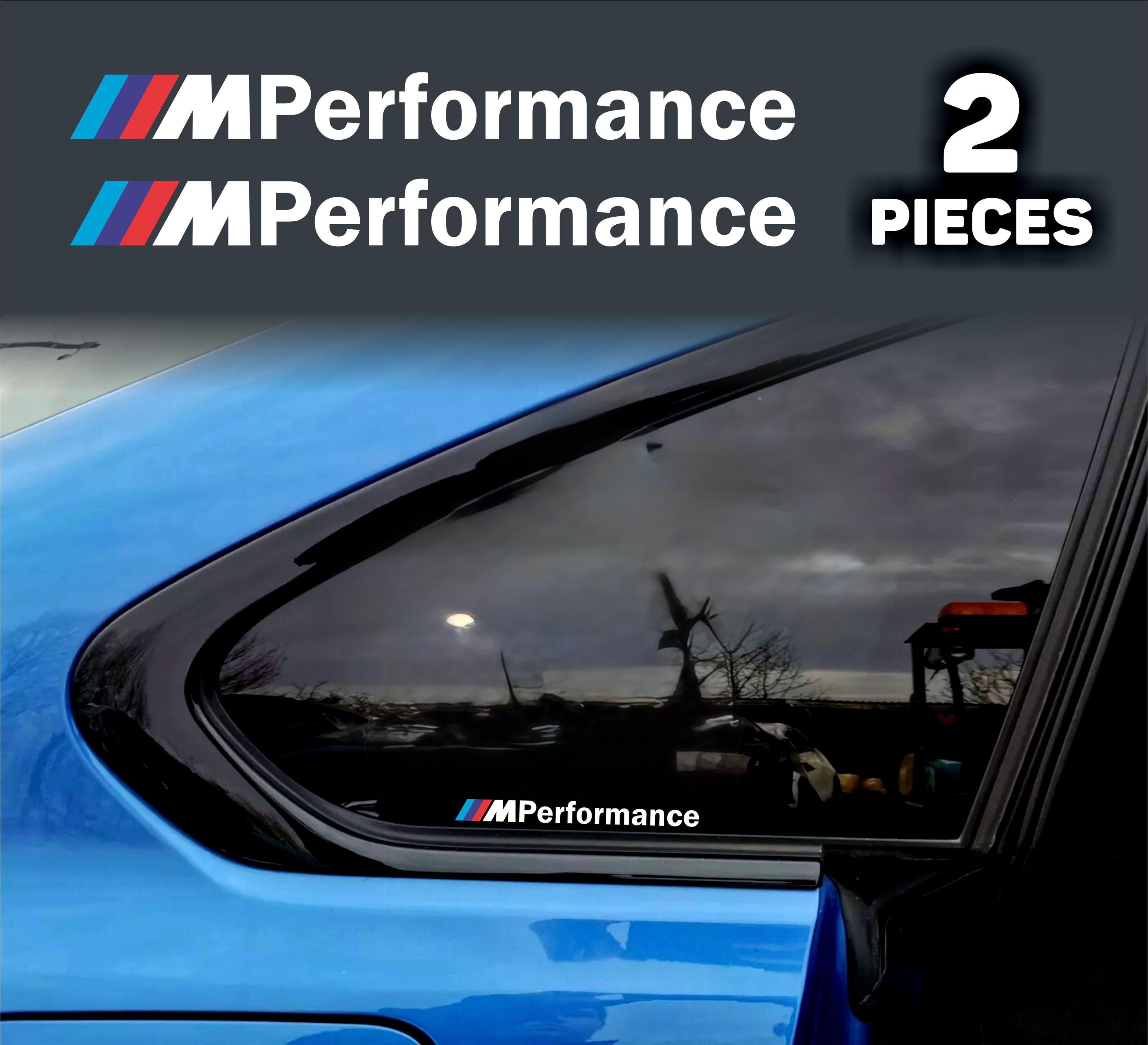 2x BMW Silber M PERFORMANCE Spiegel M Sport VINYL AUFKLEBER