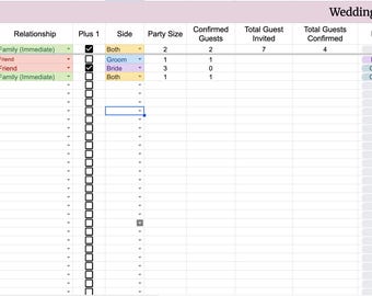 Wedding Guest Template