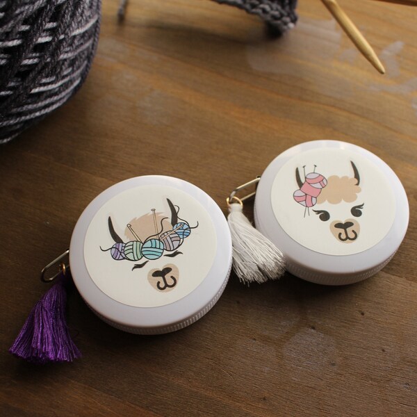 5 Foot Retractable Alpaca or Llama Tape Measure for Knitting and Fibre Crafts