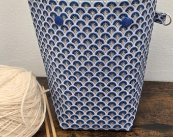 Bol en laine fait main - Tissu Liberty of London
