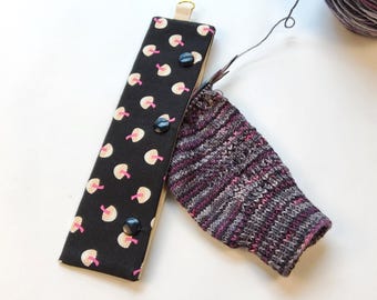 Aiguille à tricoter champignon Cozy : support de point DPN et pochette à pression