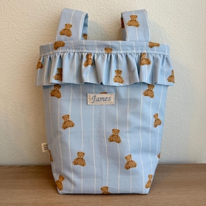 Embroidered Name Stroller Organizer – Custom Fabric Diaper Bag