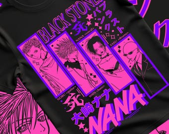 Nana Anime Merch | Nana Anime Shirt | Nana Osaki Manga | Birthday Gift | Gift T-Shirt  | Personalized Gift Shirt | Anime Manga shirt.
