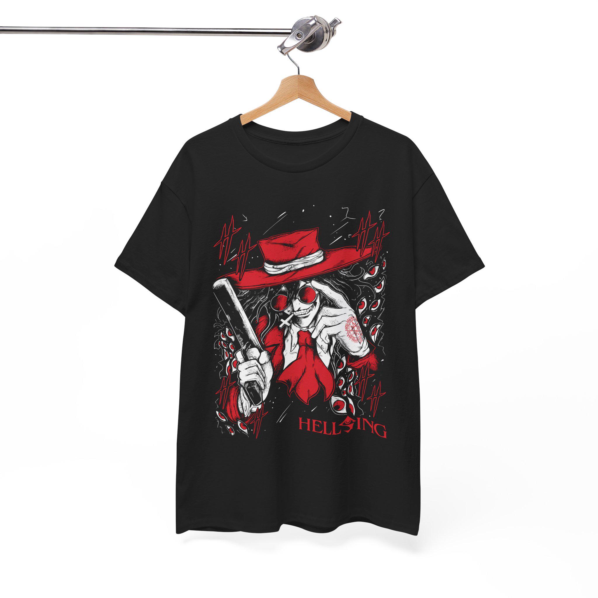 アニメ ヘルシング アーカード ユニセックス Tシャツ、アニメ愛好家の 
